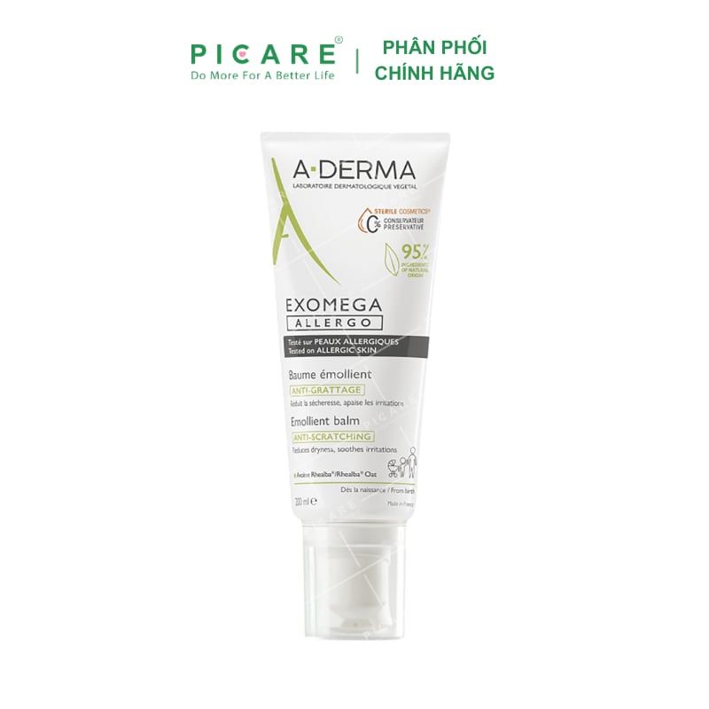 Kem Dưỡng Ẩm Cho Viêm Da Cơ Địa & Da Khô A-Derma Exomega Control Emollient Cream 200ml