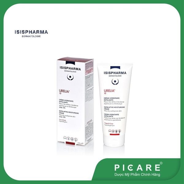 Kem thoa làm mềm, giữ ẩm và hỗ trợ da kích ứng tăng sừng ISIS Pharma Urelia 10 150ml