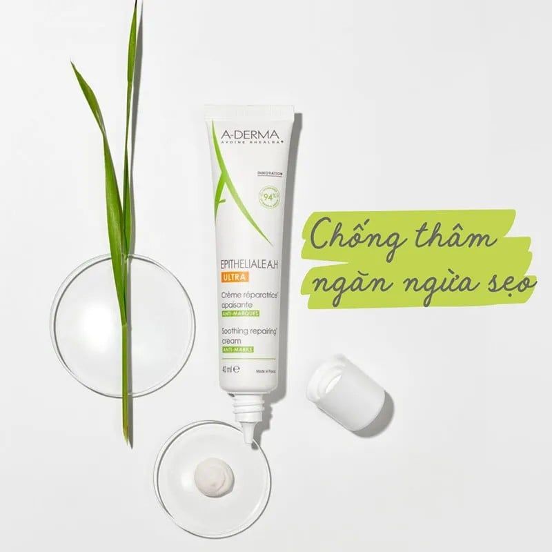 Kem phục hồi và tái tạo da sau tổn thương, laser A-Derma Epitheliale A.H Ultra Soothing Repairing Cream - 40ml