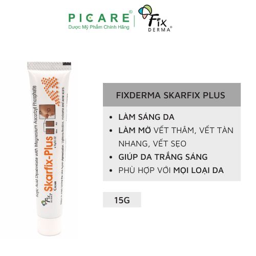 Kem dưỡng giảm thâm nám Fixderma Skarfix Plus Cream 15g