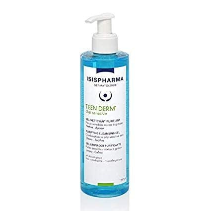 Gel Rửa Mặt Dành Cho Da Mụn Nhạy Cảm Isis Pharma Teenderm Sensitive Gel 250ml