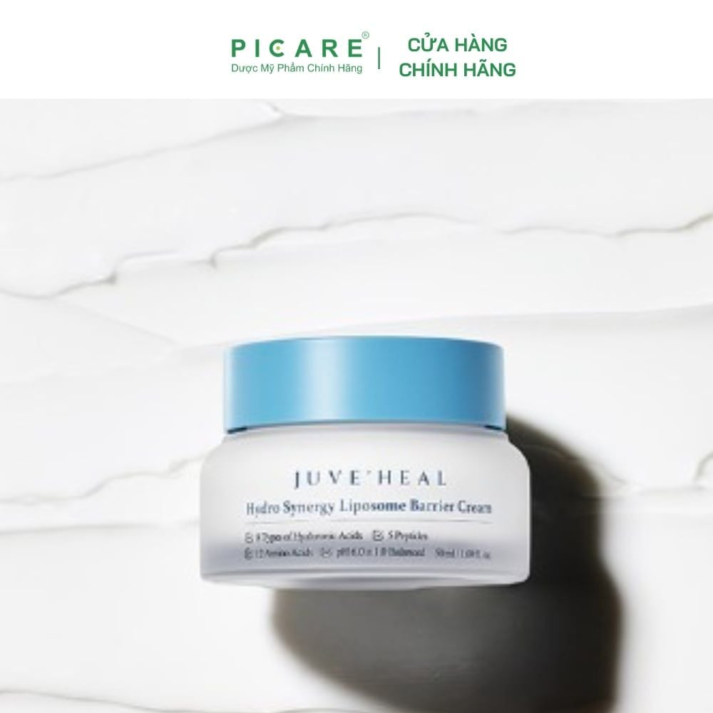 Kem dưỡng ẩm da tay bổ sung dưỡng chất dành cho mọi loại da Juve'Heal Hydro Synergy Liposome Barrier Cream 50ml