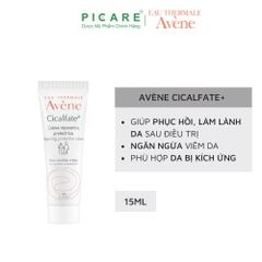 Kem giúp làm dịu hỗ trợ phục hồi da lành sẹo Avène Cicalfate+ Repairing Protective Cream 15ml