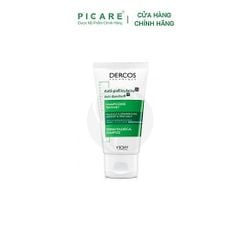 Dầu gội giảm gàu cho da đầu dầu ngứa Vichy Dercos Anti Dandruff DS Dermatological Shampoo 50ml