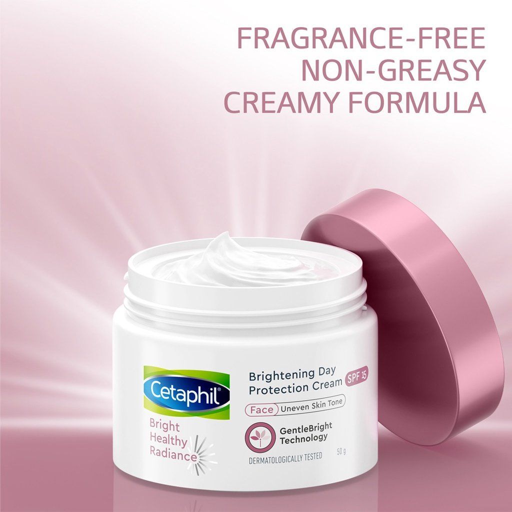 Kem dưỡng sáng da chống nắng ban ngày Cetaphil Bright Healthy Radiance Brightening Day Protection Cream SPF15 50g
