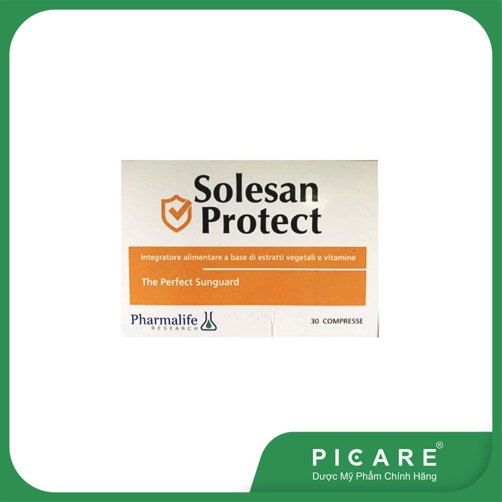 Viên Uống Chống Nắng Và Sáng Da Pharmalife Solesan Protect 30 Viên