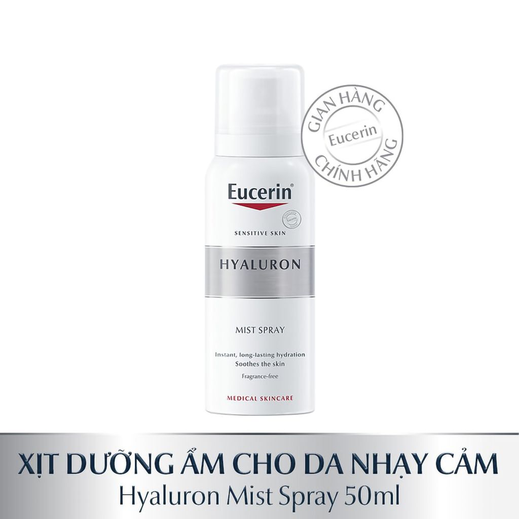 Xịt Khoáng Cấp Ẩm Dành Cho Mọi Loại Da Eucerin Hyaluron Mist Spray 50ml – 66858