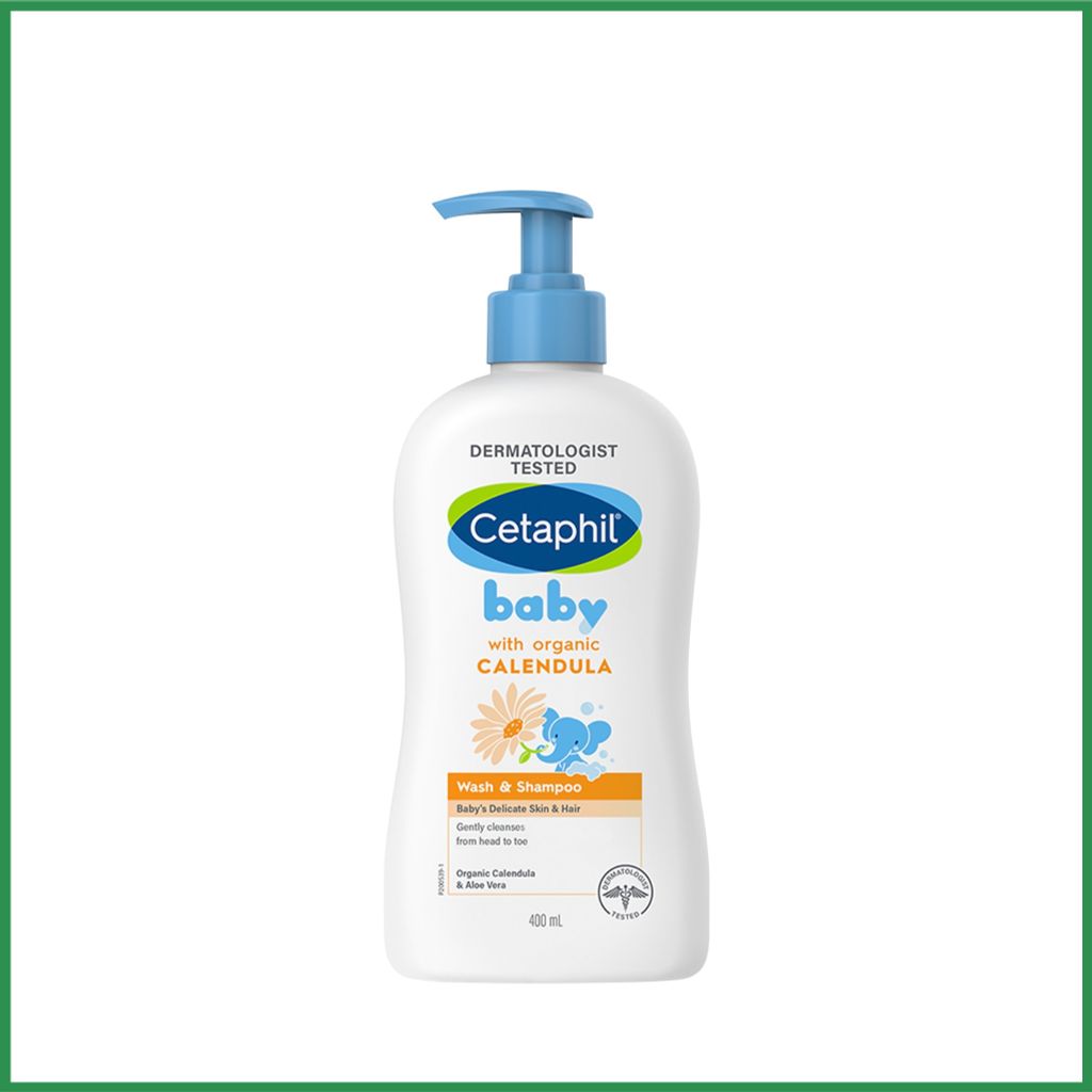 Sữa Tắm Gội Trẻ Em Cetaphil Baby Gentle Wash & Shampoo With Organic Calendula 400ml