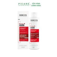 Dầu Gội Tăng Cường Dưỡng Tóc, Giảm Tóc Rụng Vichy Dercos Technique Energising Shampoo Targets Hairloss 200ml