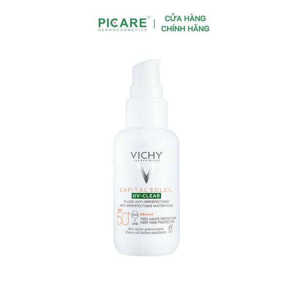 Kem chống nắng dành cho da dầu mụn Vichy UV-Clear Anti-Imperfections 40ml