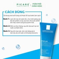 Sữa Rửa Mặt Dành Cho Da Dầu Mụn Dạng Gel La Roche-Posay Effaclar Purifying Foaming Gel 50ml