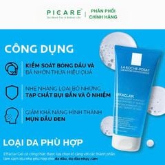 Sữa Rửa Mặt Dành Cho Da Dầu Mụn Dạng Gel La Roche-Posay Effaclar Purifying Foaming Gel 50ml