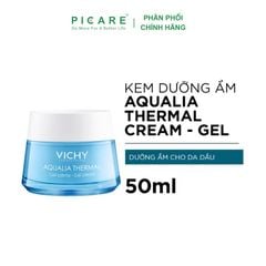 Gel dưỡng ẩm cung cấp nước cho da thường đến hỗn hợp Vichy Aqualia Thermal Rehydrating Cream Gel 50ml