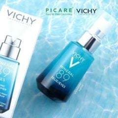 Dưỡng chất giàu khoáng dành cho vùng da quanh mắt Vichy Repairing Eye Fortifier Minéral 89 Eyes 15ml