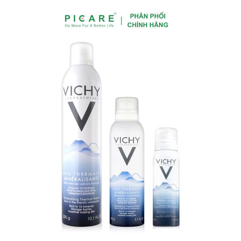 Xịt khoáng dưỡng da cấp ẩm Vichy Mineralizing Thermal Water 300ml