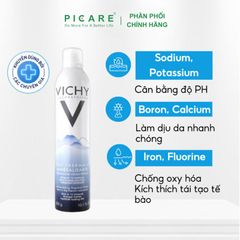 Xịt khoáng dưỡng da cấp ẩm Vichy Mineralizing Thermal Water 300ml