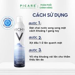 Xịt khoáng dưỡng da cấp ẩm Vichy Mineralizing Thermal Water 300ml