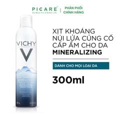 Xịt khoáng dưỡng da cấp ẩm Vichy Mineralizing Thermal Water 300ml