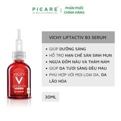 Tinh chất giúp cải thiện & ngăn ngừa thâm nám đốm nâu toàn diện Vichy Liftactiv B3 Dark Spots Serum 30ml