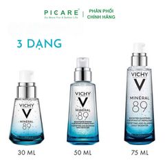 Tinh Chất Khoáng Cô Đặc Phục Hồi Chuyên Sâu Vichy Mineral 89 Skin Fortifying Daily Booster 50ml
