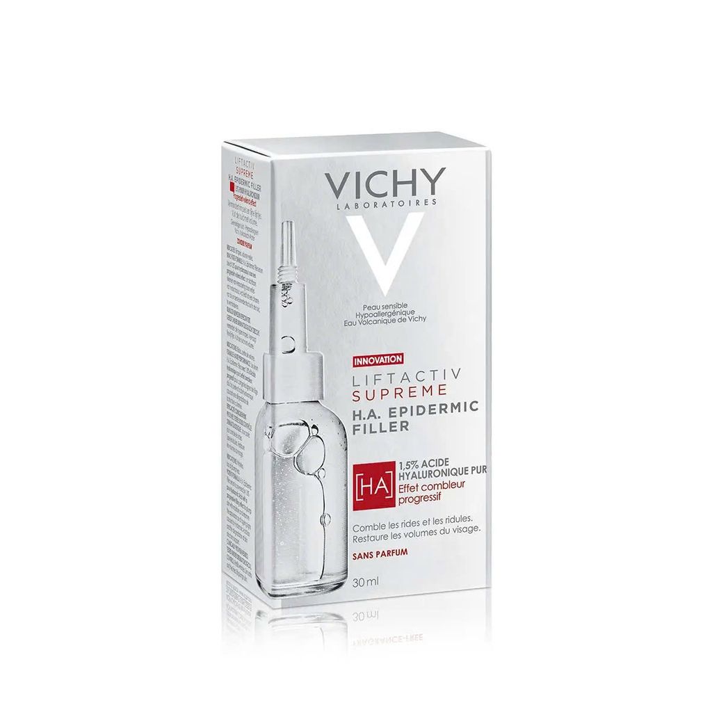 Tinh Chất H.A Hỗ Trợ Giảm Nếp Nhăn, Giúp Da Trông Căng Bóng Và Tăng Cường Độ Ẩm Cho Da Vichy LiftActiv Suppreme H.A Epidermic Filler 30ml