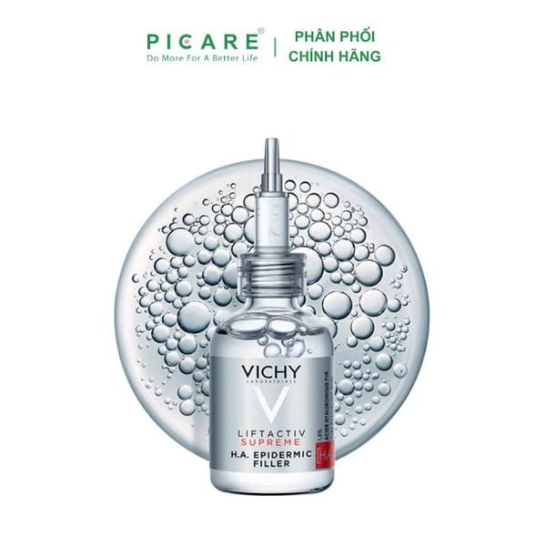 Dưỡng Chất H.A Giảm Nếp Nhăn, Giúp Da Căng Bóng, Tăng Cường Độ Ẩm Vichy LiftActiv Suppreme H.A Epidermic Filler 30ml