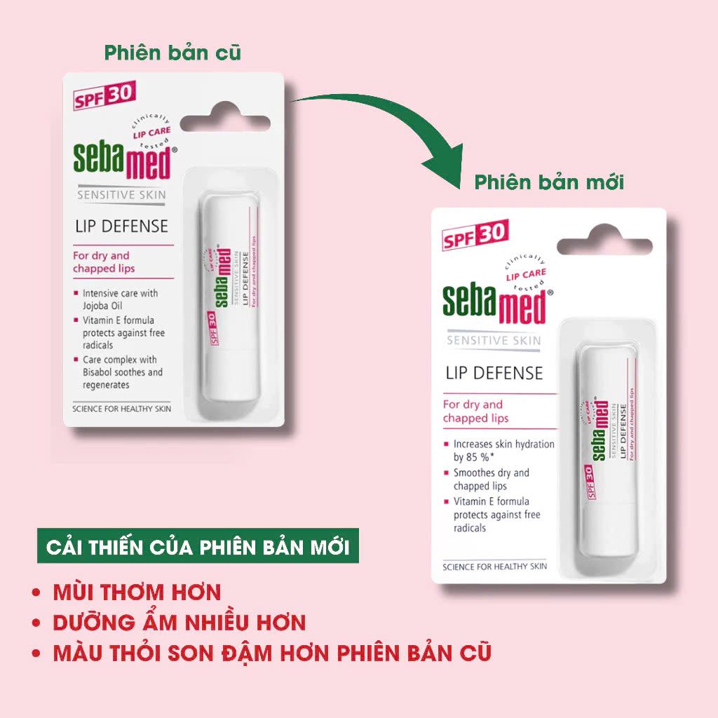 Son Dưỡng Bảo Vệ Chống Khô Và Chống Nứt Môi Sebamed pH5.5 Sensitive Skin Lip Defense 4.8g
