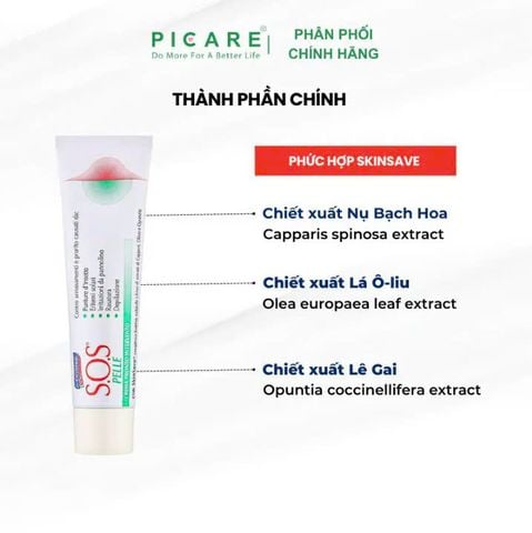Kem làm dịu, giảm tình trạng kích ứng da S.O.S PELLE Skin Rescue Cream 25ml