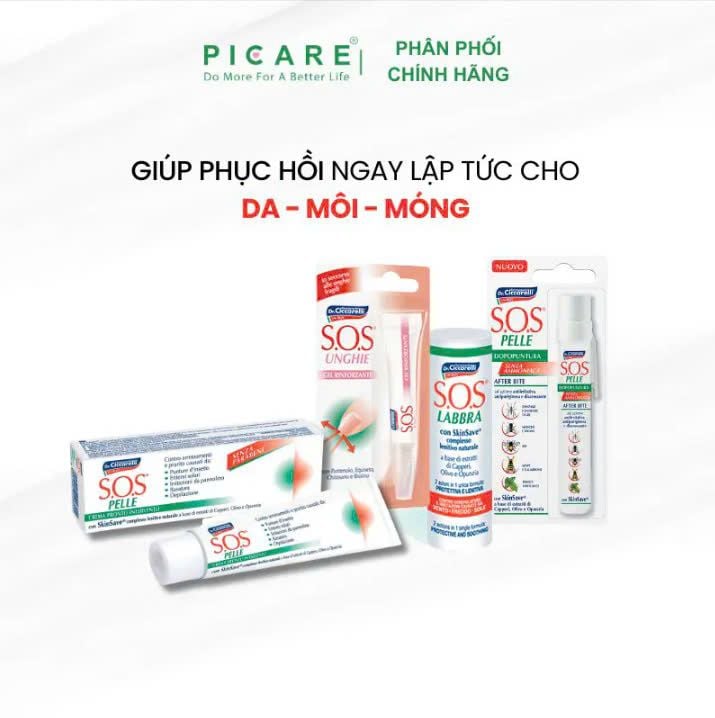 Kem giúp dưỡng ẩm làm dịu da ngứa, kích ứng  S.O.S PELLE Skin Rescue Cream 25ml