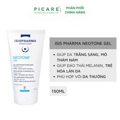 Gel Rửa Mặt Trắng Sáng Da Isis Pharma Neotone Gel 150ml