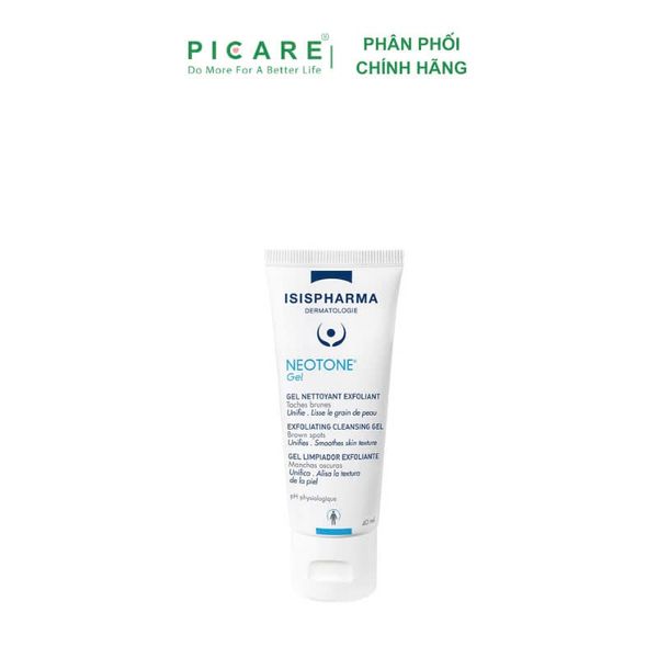Gel Rửa Mặt Trắng Sáng Da Isis Pharma Neotone Gel 40ml