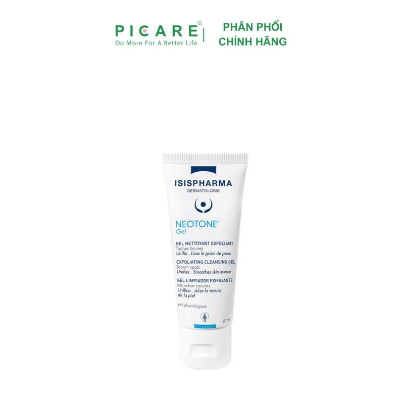 Gel Rửa Mặt Trắng Sáng Da Isis Pharma Neotone Gel 40ml