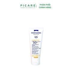 Kem chống nắng nâng tone da nhạy cảm Isis Pharma Uveblock SPF50+ Mineral Tinted Cream 40ml [ Có Màu ]