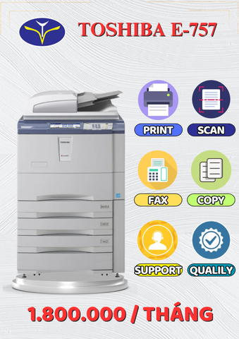CHO THUÊ MÁY PHOTOCOPY TOSHIBA E-STUDIO 757