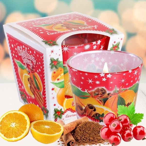 Chi tiet ly nen thom bartek candles bat6382 christmas spices 115g huong cam tao que 5 vivians