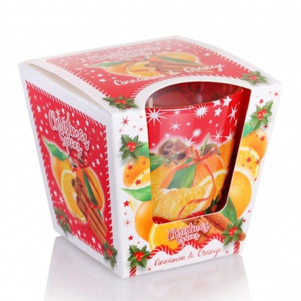 Chi tiet ly nen thom bartek candles bat6382 christmas spices 115g huong cam tao que 6 vivians