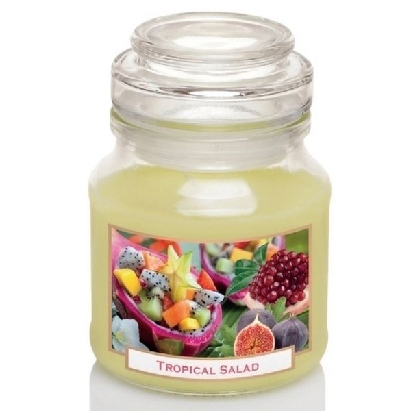 Hũ nến thơm tinh dầu Bartek Candles BAT0516 Tropical Salad 130g (Hương trái cây nhiệt đới)