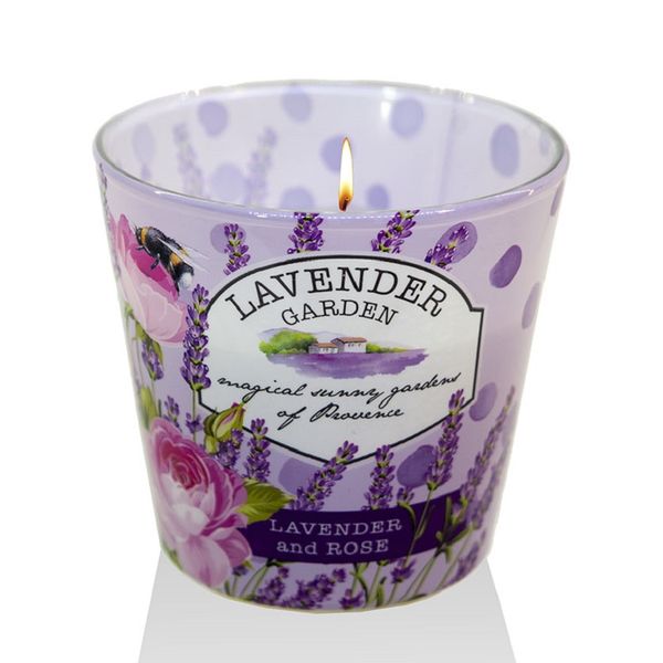 Chi tiet ly nen thom bartek candles bat9093 lavender garden 115g vuon hoa oai huong 5 vivians