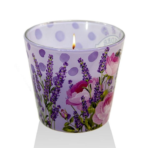 Chi tiet ly nen thom bartek candles bat9093 lavender garden 115g vuon hoa oai huong 6 vivians