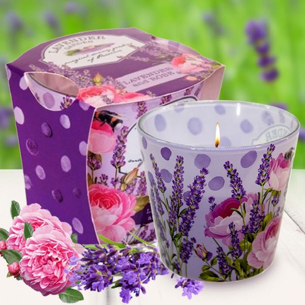 Chi tiet ly nen thom bartek candles bat9093 lavender garden 115g vuon hoa oai huong 9 vivians