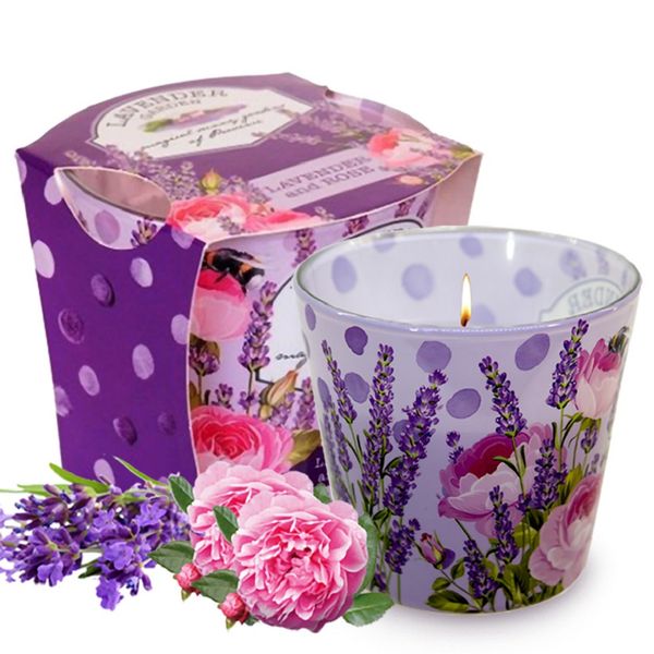 Chi tiet ly nen thom bartek candles bat9093 lavender garden 115g vuon hoa oai huong 11 vivians