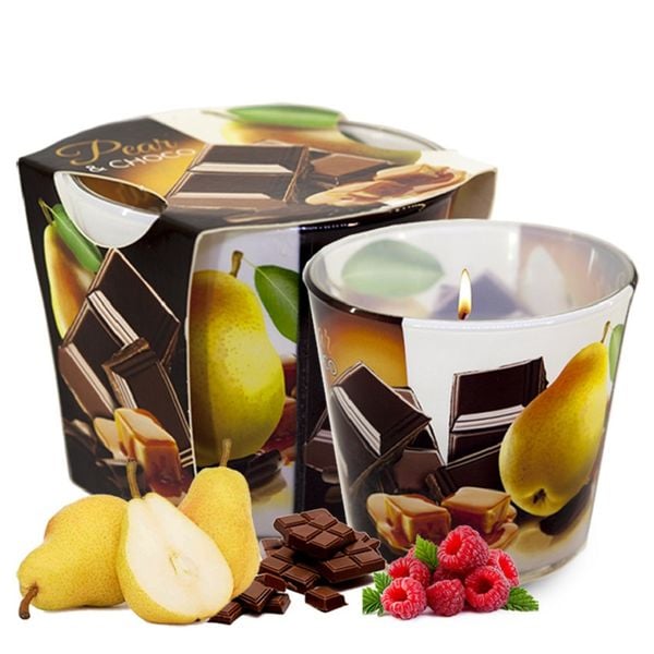 Chi tiet ly nen thom bartek candles bat5194 choco pear mint 115g huong socola bac ha 14 vivians