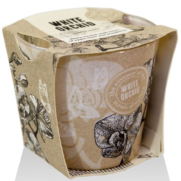 Chi tiet ly nen thom bartek candles bat1416 white orchid 115g huong hoa dia lan 9 vivians