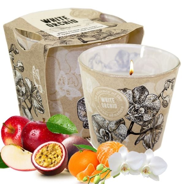 Chi tiet ly nen thom bartek candles bat1416 white orchid 115g huong hoa dia lan 14 vivians