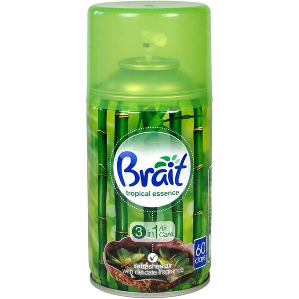 Bình xịt thơm phòng Brait BRA3749 ropical Essence 250ml (Hương tre tươi)