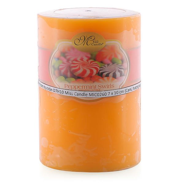 Nến thơm trụ tròn D7H10 Miss Candle FTRAMART MIC0260 (7 x 10 cm)