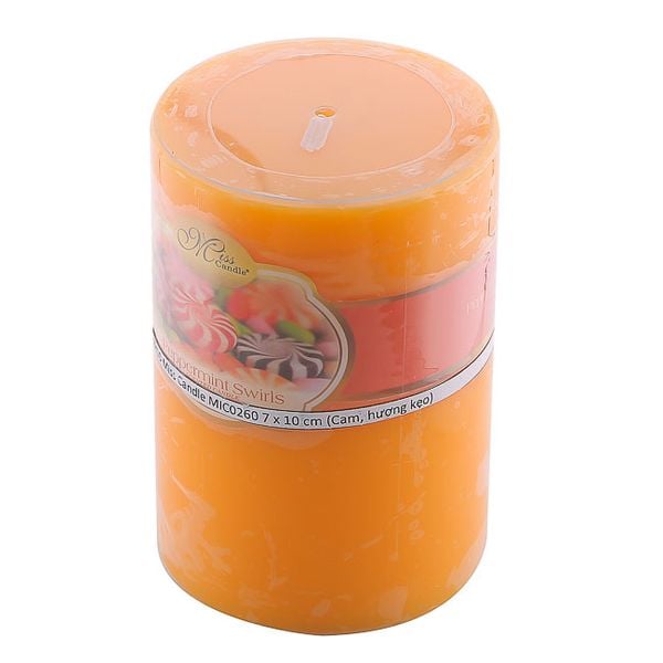 Nến thơm trụ tròn D7H10 Miss Candle FTRAMART EDC0573 (7 x 10 cm)