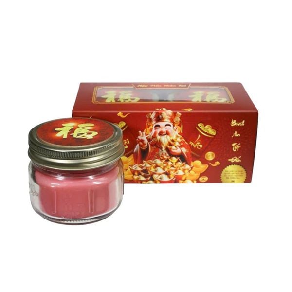 Hộp nến THẦN TÀI - Nến thơm Eden Candle FTRAMART EDC0795 (2 hũ 85gr)