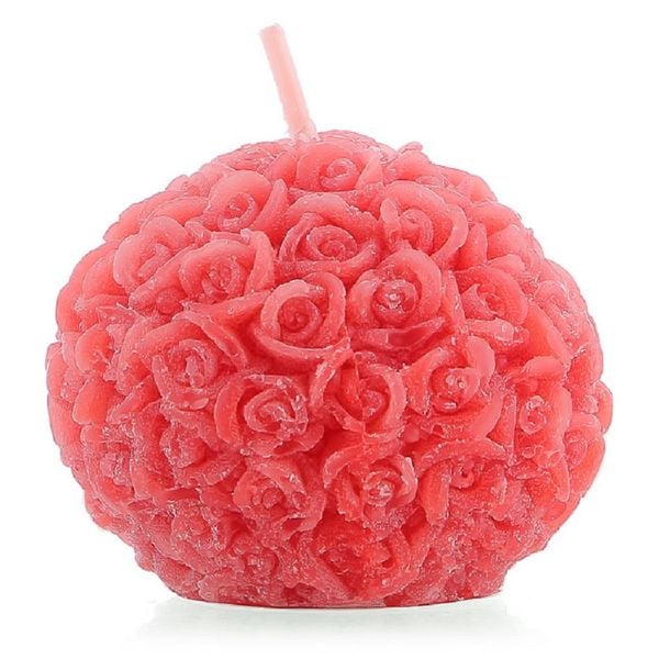 Nến thơm décor hoa hồng hình quả cầu MIC5074