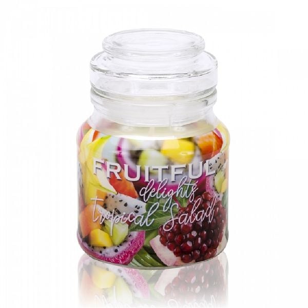 Hũ nến thơm tinh dầu Bartek Candles BAT6878 Fruitful 130g (Hương hoa quả)